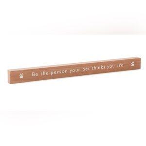 Hallmark Wood Quote Sign, 23.5 x 2, Brand New